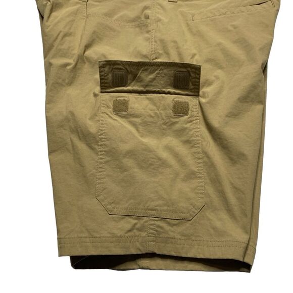 Orvis Nylon Spandex Cargo Shorts Khaki Men’s Sz 38 - Picture 7 of 16
